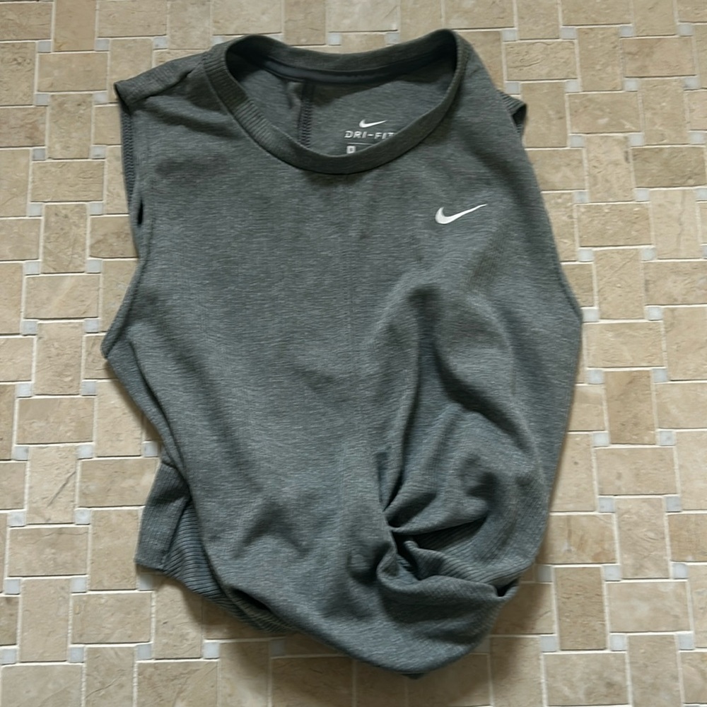 Nike Grey Dri-Fit Crop Tank